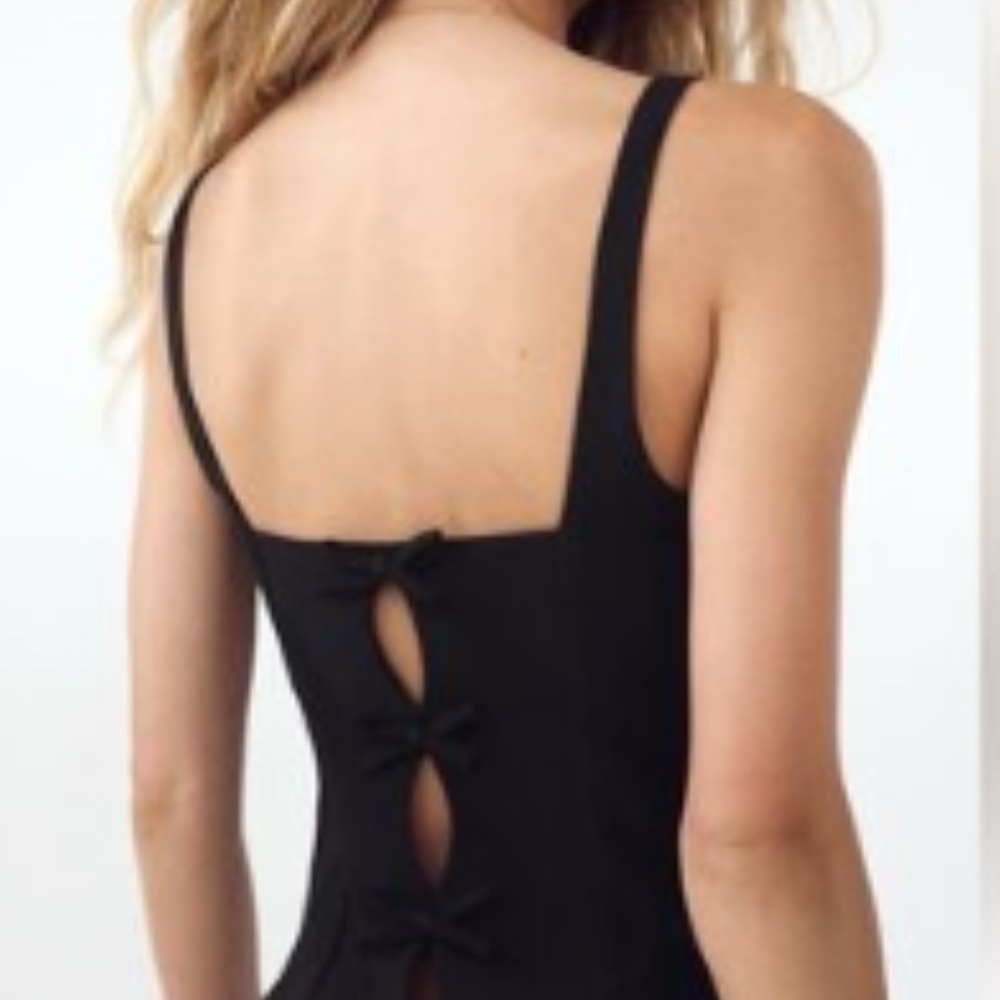 Zara TIED BACK STRETCH TOP